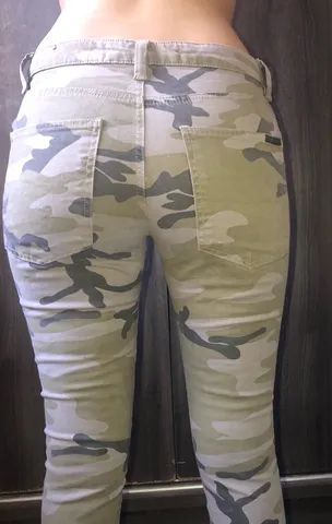 Calça sales estampada exercito