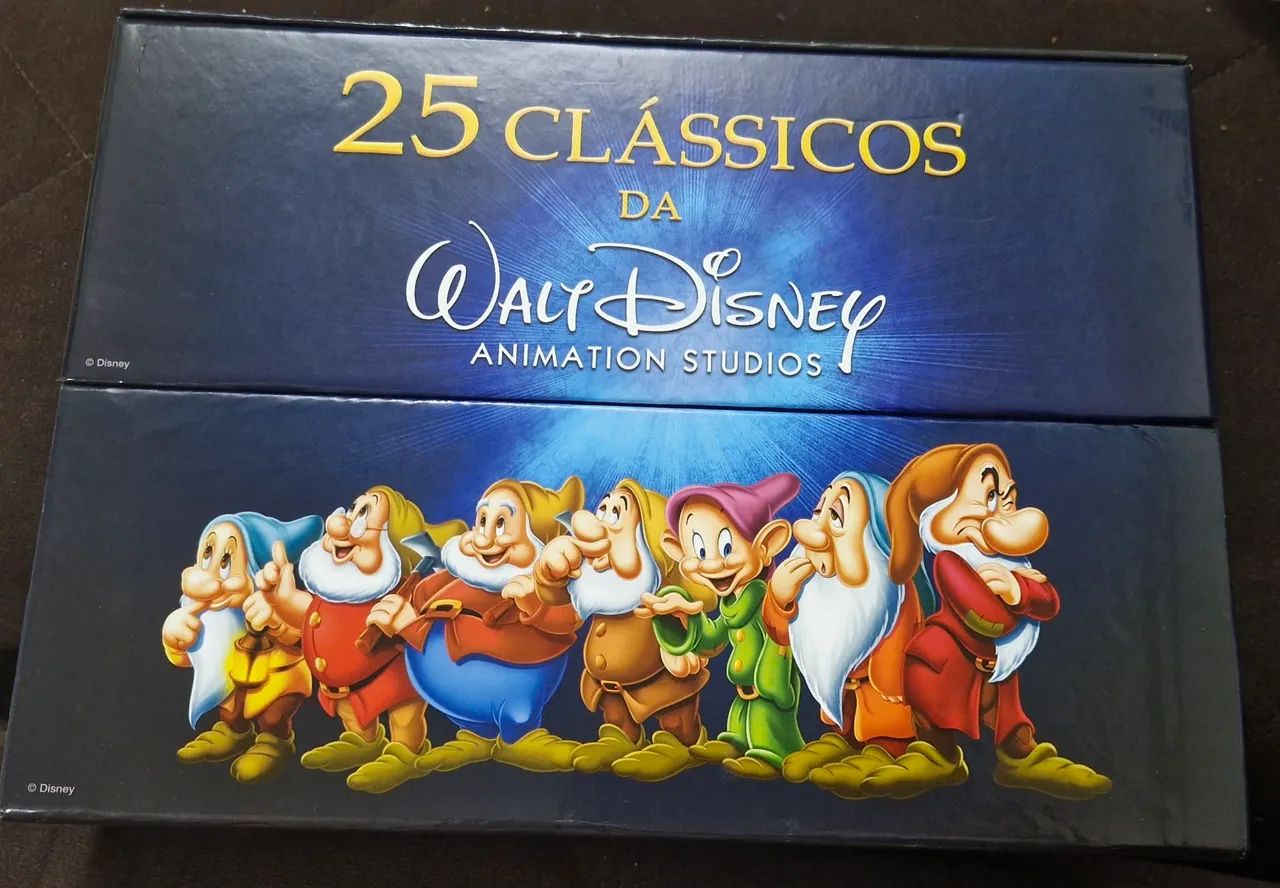 coleção 25 DVD's de clássicos da Disney.