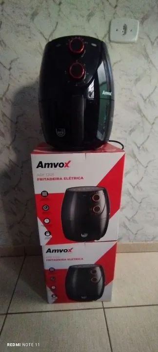SÃO 2 UNIDADES 199,00 CADA UMA! Fritadeira Elétrica Amvox 4,5L - Nova! - Foto 2