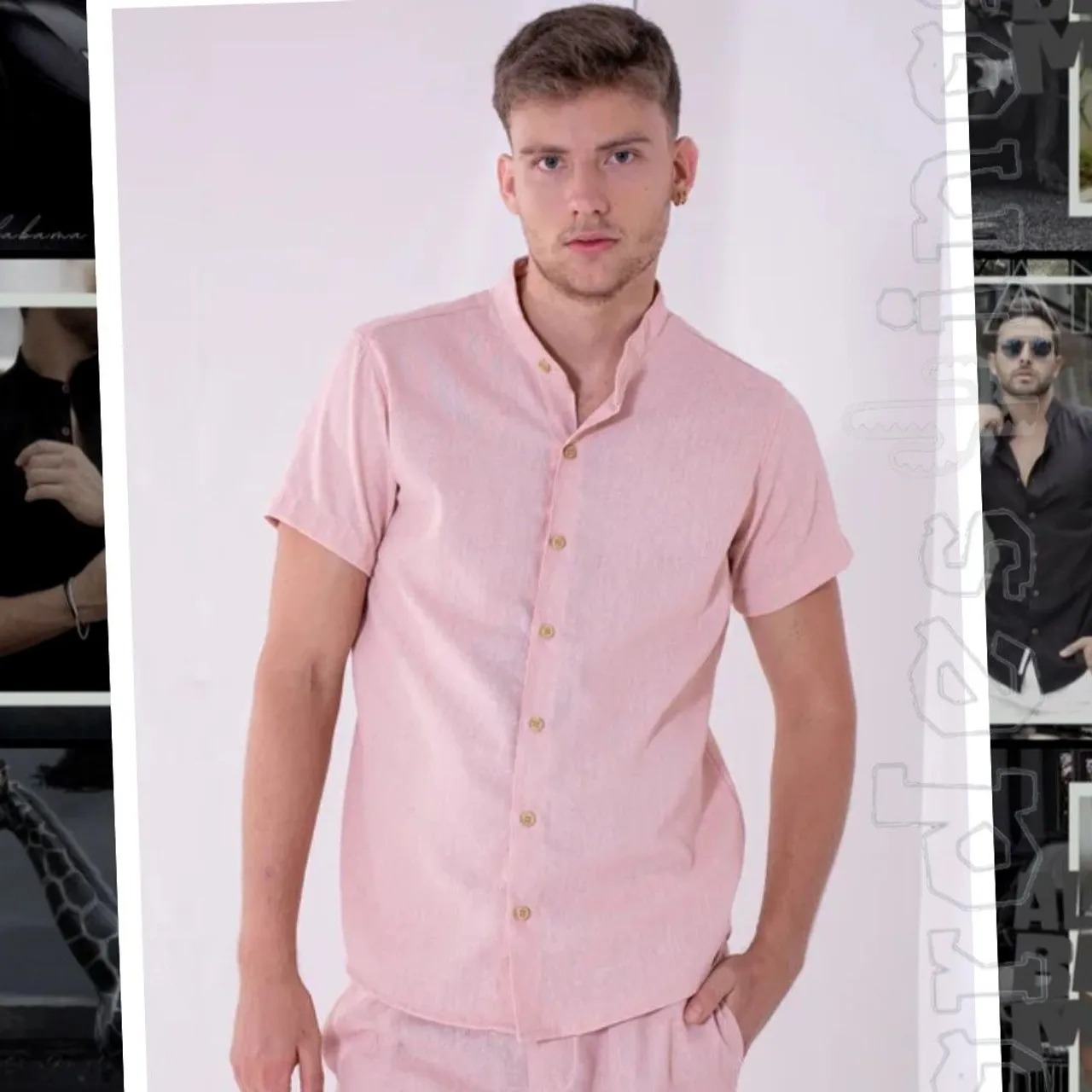 Camisa social de linho