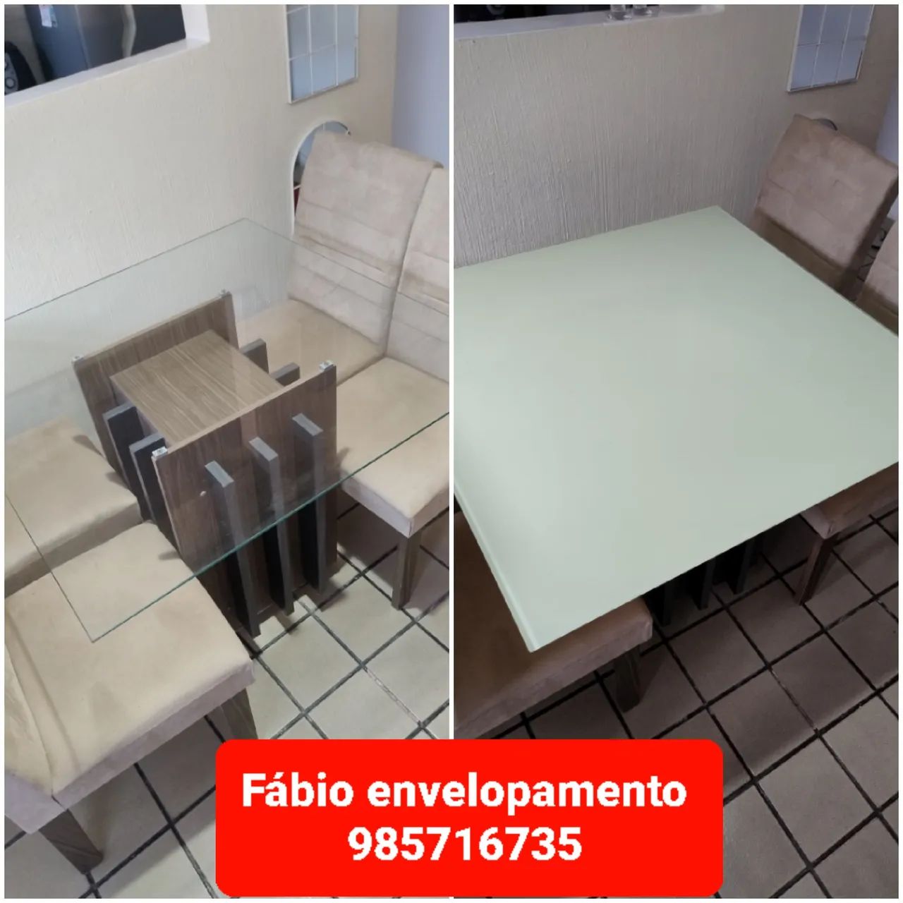 Envelopamento de geladeira, móveis e decoração  - Foto 4