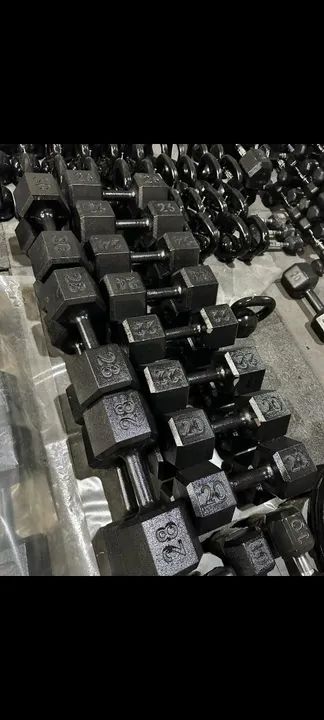 Dumbells, anilhas, barras e mais - Foto 4