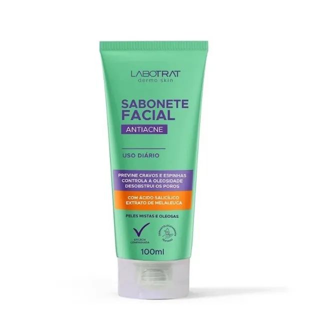 Sabonete Facial Antiacne Labotrat 100ml Promoç - Foto 2