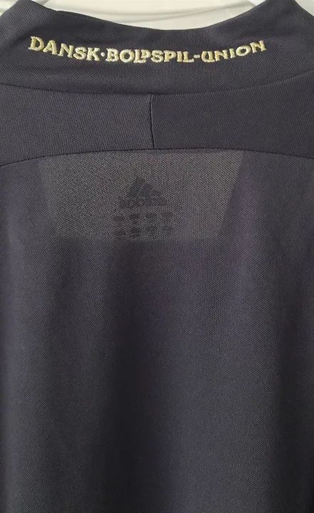 CAMISA GOLEIRO SELECAO DINAMARCA ADIDAS 2008 DE JOGO AZUL MARINHO NOVA COM ETIQUETAS - Foto 4