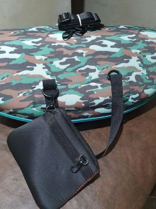 Bolsa case verde camuflada para boombox 1 nova tipo capa dura para  - Foto 6