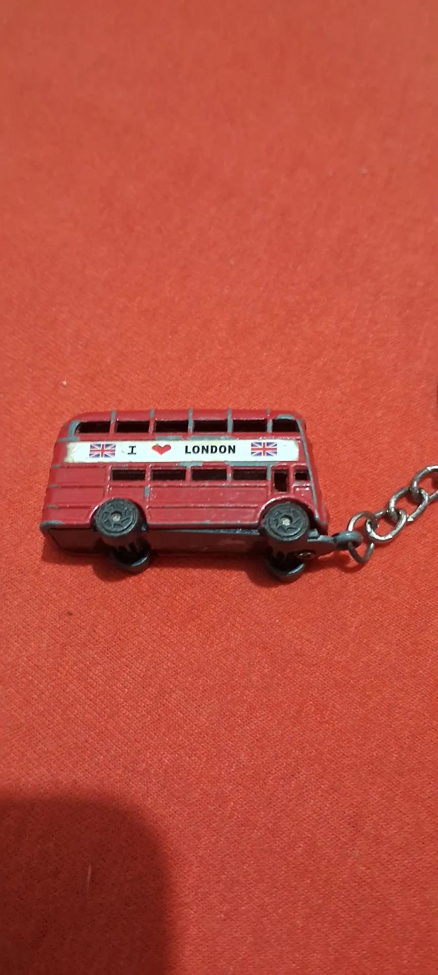 Antiga Miniatura ônibus Londres I ? London chaveiro