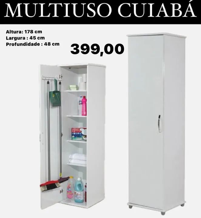 Multiuso com porta vassoura Cuiabá - ENTREGA HOJE !!! 
