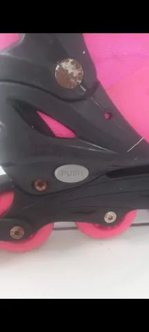Patins rosa R$80 - Foto 3