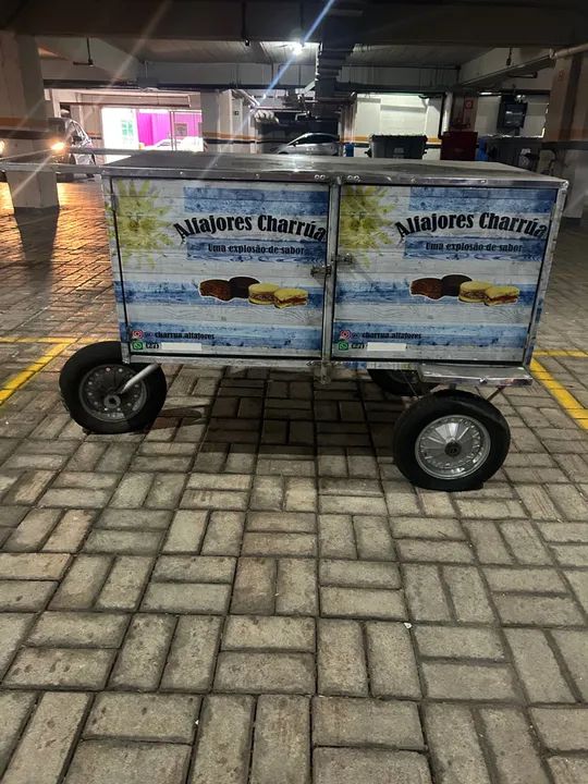 Carrinho expositor para vendas em praças, feiras ou rua - Foto 2