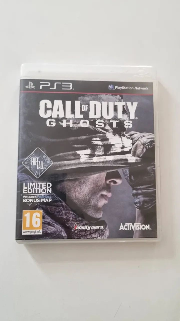 Jogo Call of Duty Ghosts Limited Edition PS3 Midia Física Original Impecável Usado