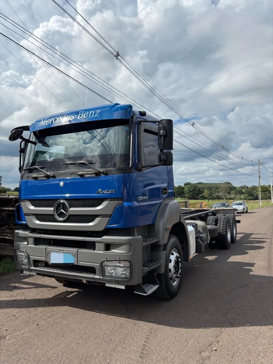 MB AXOR 3344 6x4 2018 PLATAFORMA