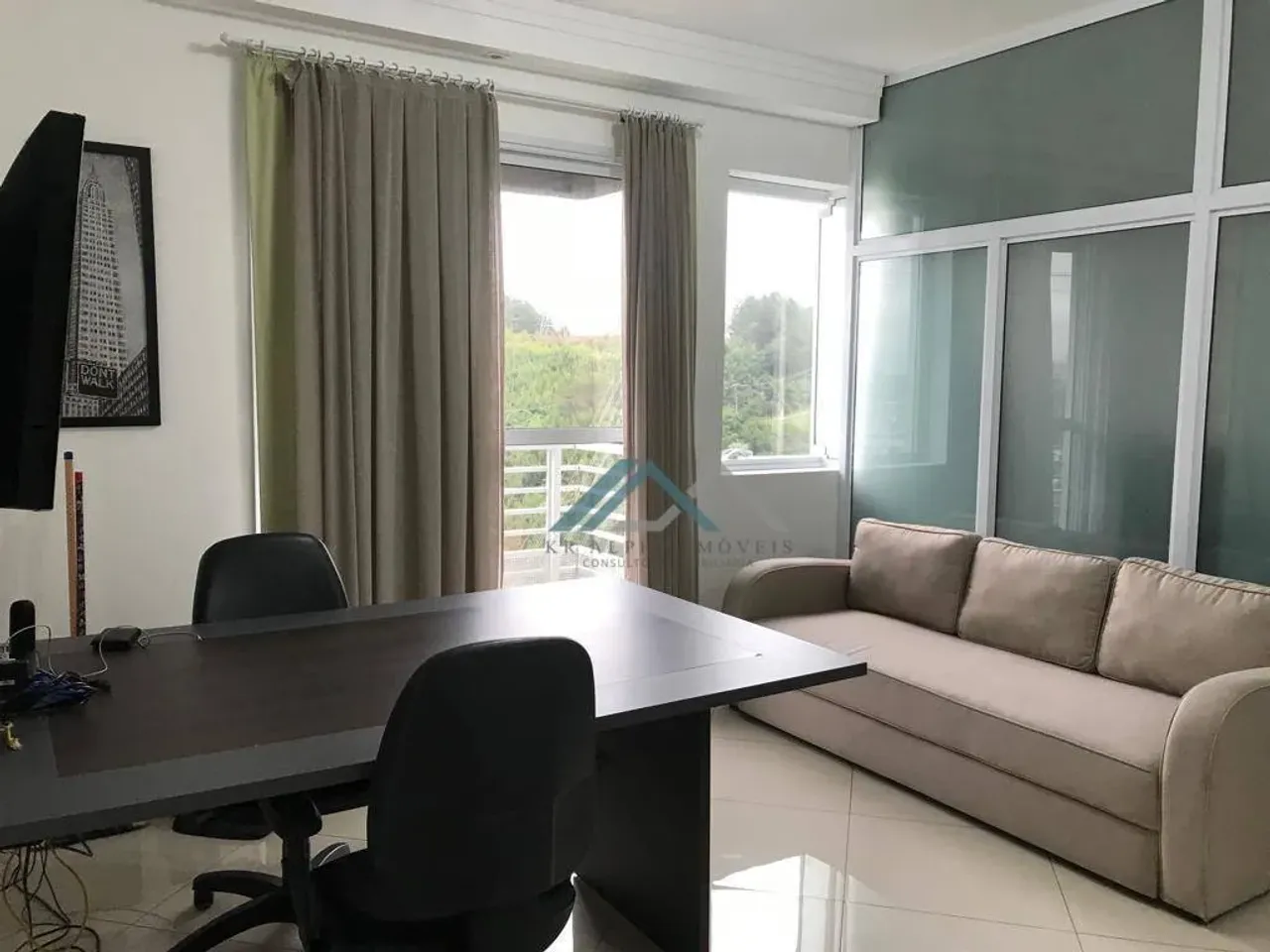 Studio Mobiliado com 1 suíte para alugar, 45 m² por R$ 5.545/mês - Edifício Link Studios -