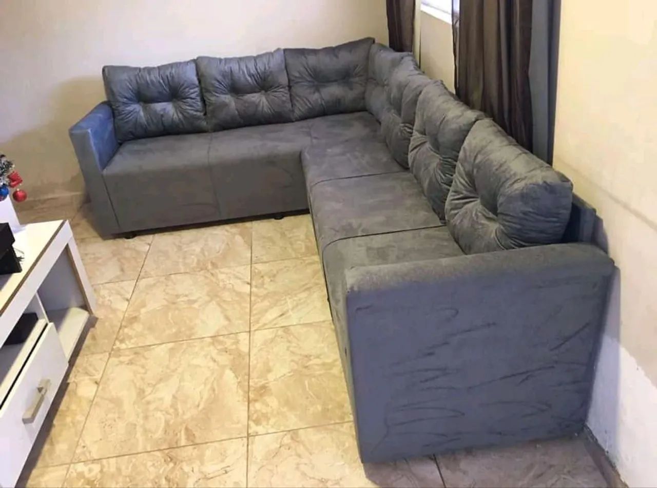 SOFÁ DE CANTO 6 LUGARES, pague na entrega!! Preço IMPERDÍVEL DA FÁBRICA!