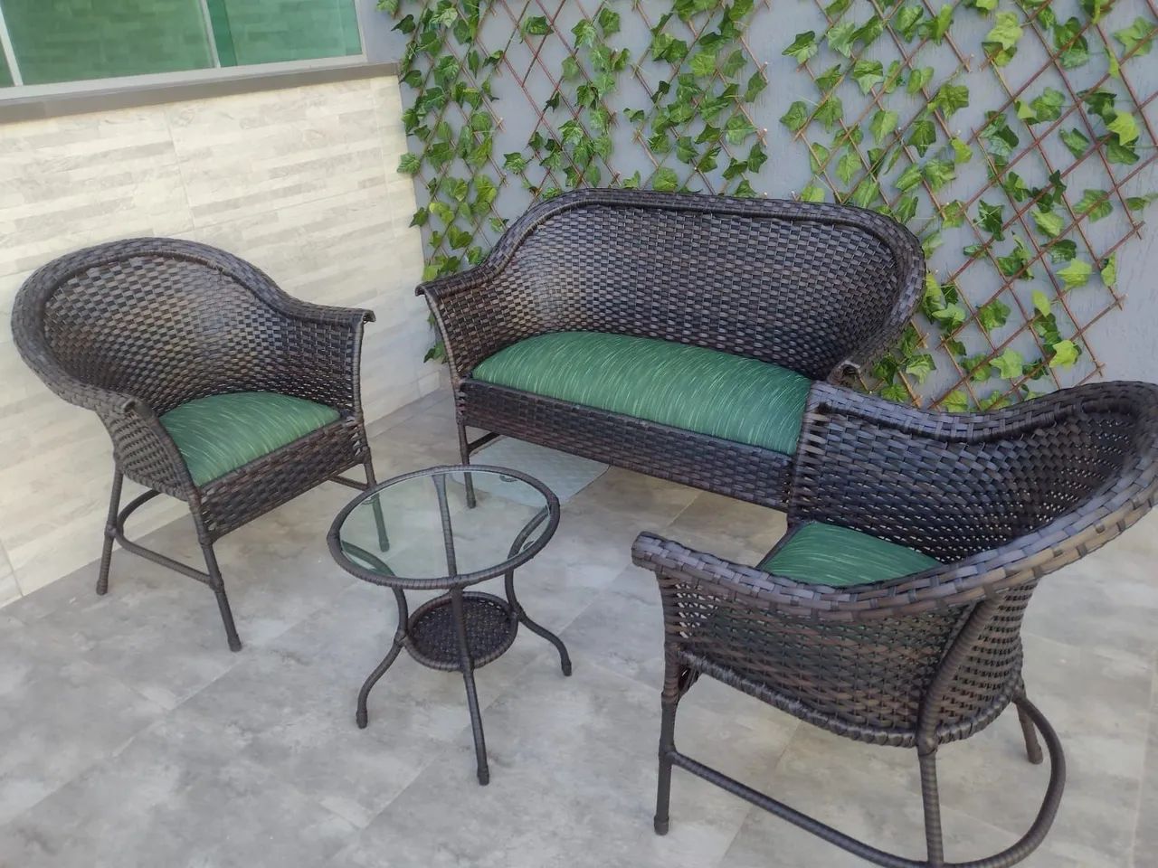 Conjunto de Sofá e Poltronas para Área Externa - Foto 2