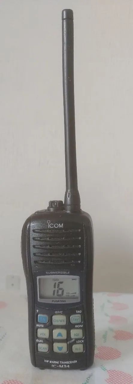 Rádio VHF Marítimo IC-M34