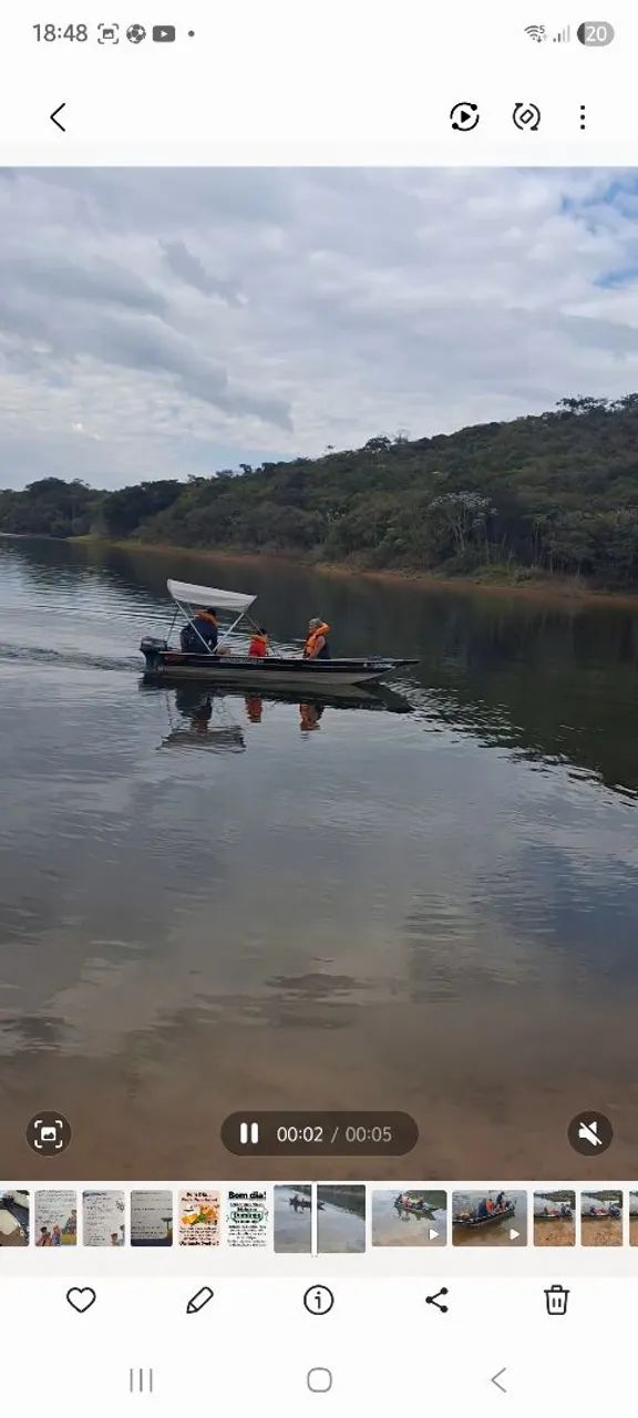 BARCO DE ALUMÍNIO PARA PESCA ( CARRETINHA A PARTE)  - Foto 5