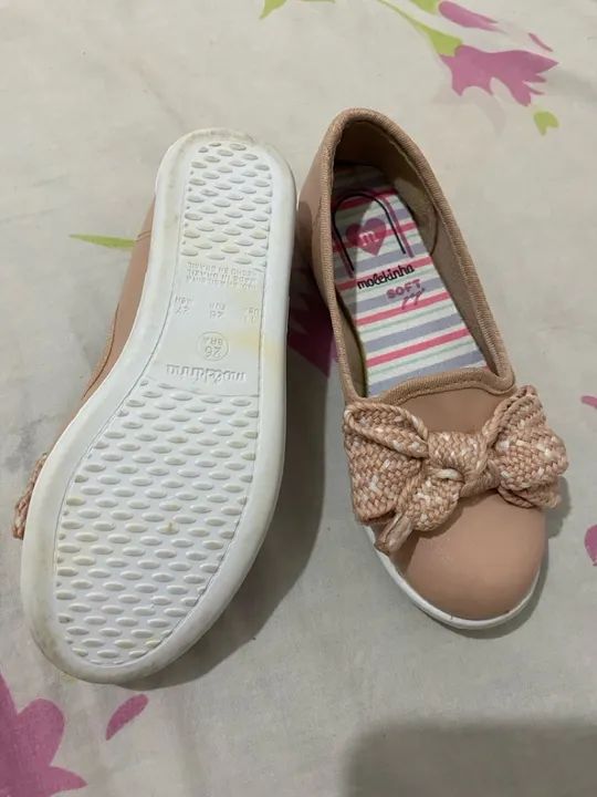 Sandálias Molekinha Preta com Strass e sapatilha da molekinha  - Foto 2