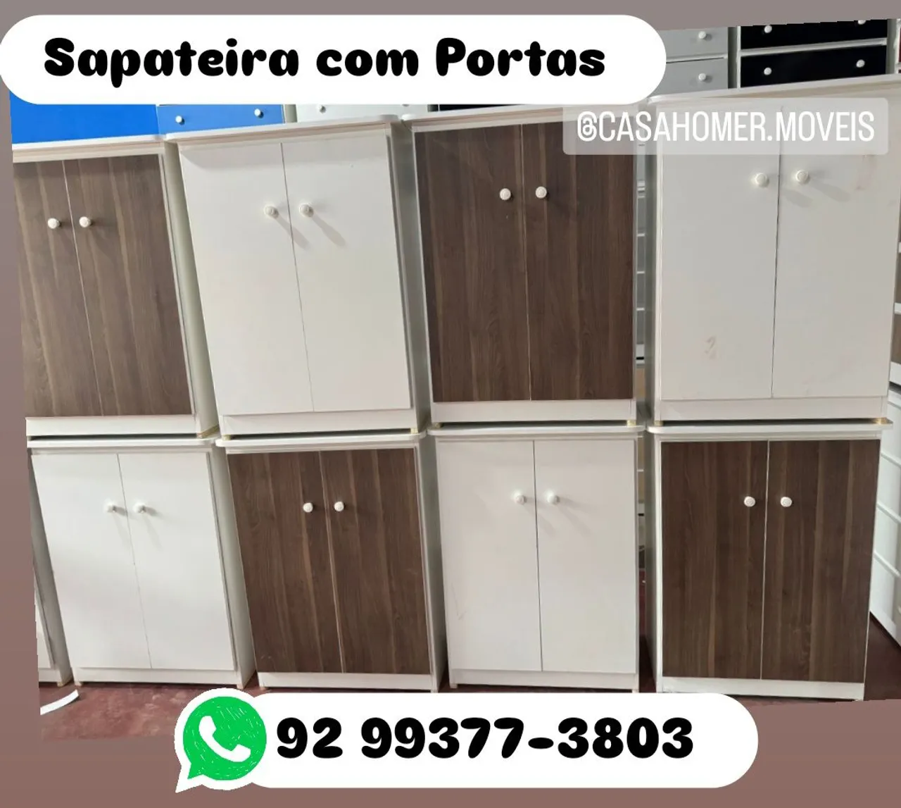 Sapateira com Portas 2 Portas