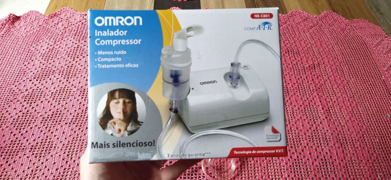 Inalador Compressor OMRON - Novo - Foto 4