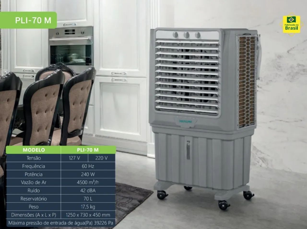 Ecology 70-Liter Air Cooler Polo Clima