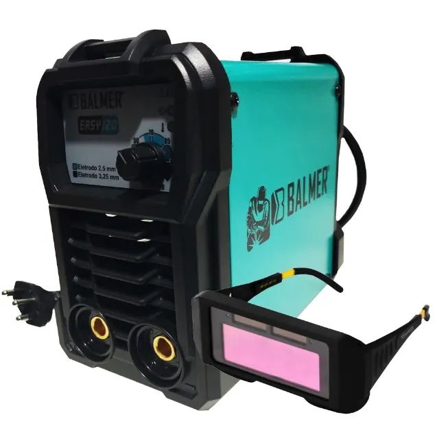 Kit Óculos De Solda + Máq Inversora Easy120 120a 220v Balmer - Foto 2