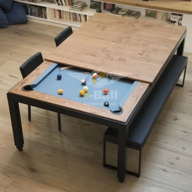 Mesa de Jantar e Sinuca 2x1