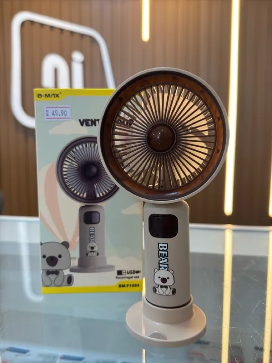Ventilador de Mesa Bear Portátil 6 Velocidades