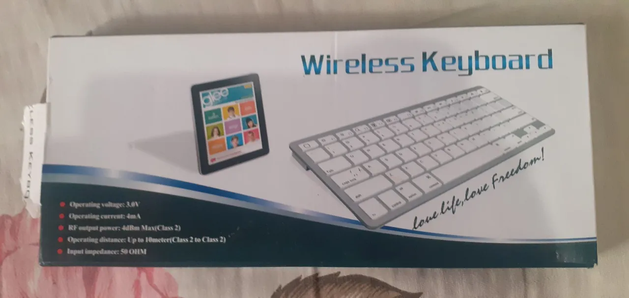 Teclado Wireless Sem Fio - Novo na Caixa