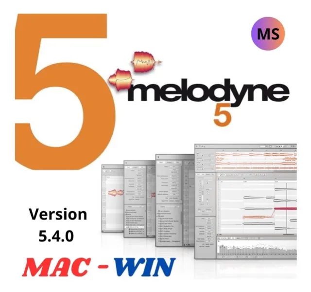 Melodyne v.5.4.2 Mac/Win - Plugin para afinação de voz