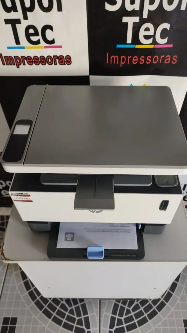 ? Impressora HP Neverstop Laser MFP 1200w - Imprime, Copia e Digitaliza - Foto 4