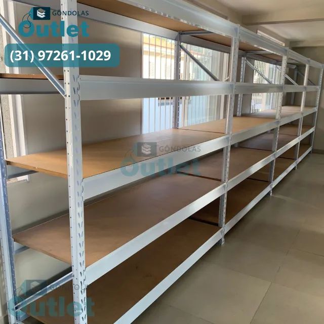 Mine porta pallet - Prateleira para estoque de comercio e lojas - Foto 2