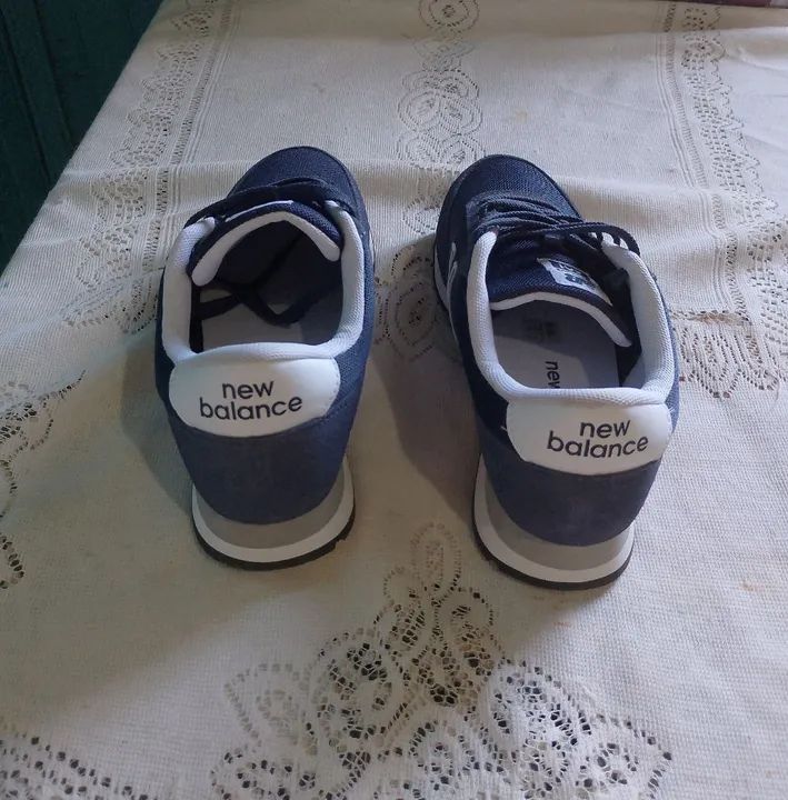Tênis New Balance Masculino - Azul Nº 39, Semi-novo! - Foto 4