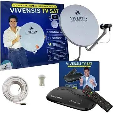 Receptor e Antena Parabólica digital  Vivensis - Foto 2