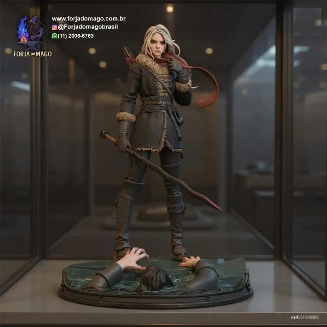 Action Figure The Witcher Yennefer e Ciri - Foto 3