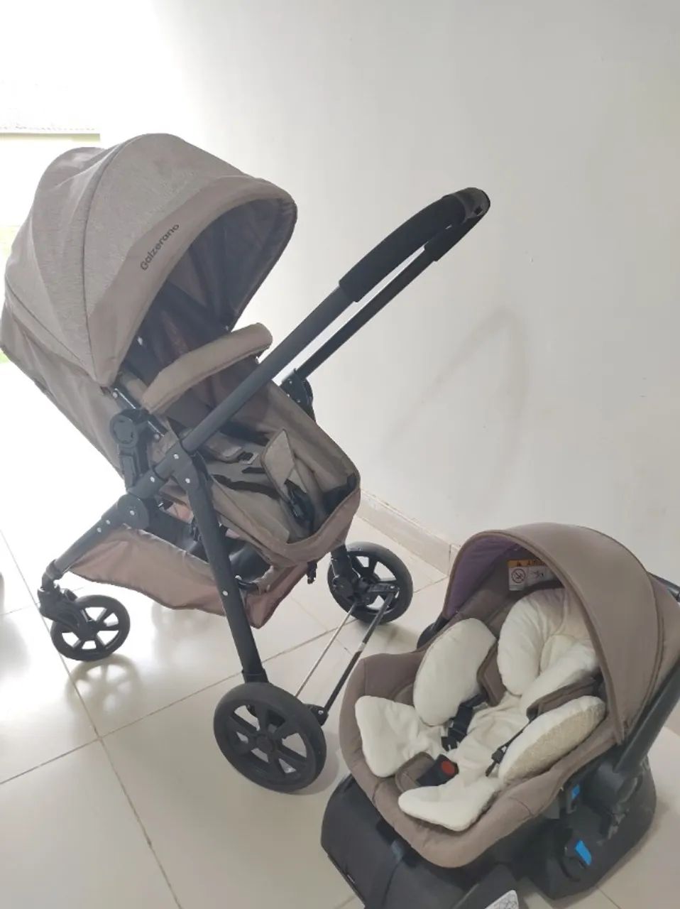 Baby Stroller and Infant Car Seat - Galzerano Olympus Model