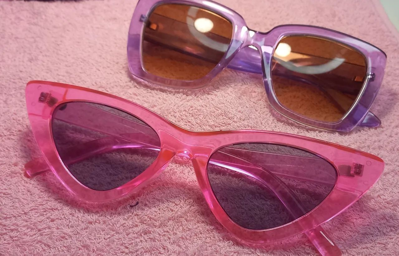 Óculos Zara original modelo cat + Óculos de sol lilás  - Foto 2