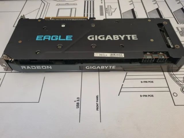 Placa de vídeo AMD Radeon RX 6700 XT 12GB Gigabyte Eagle - Foto 4