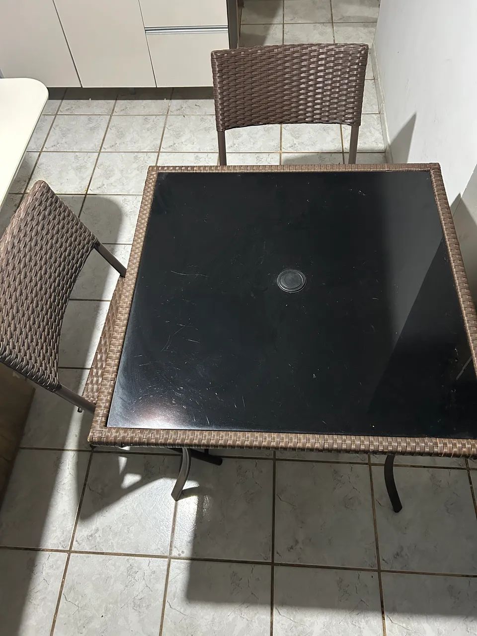 mesa preta semi nova - Foto 2