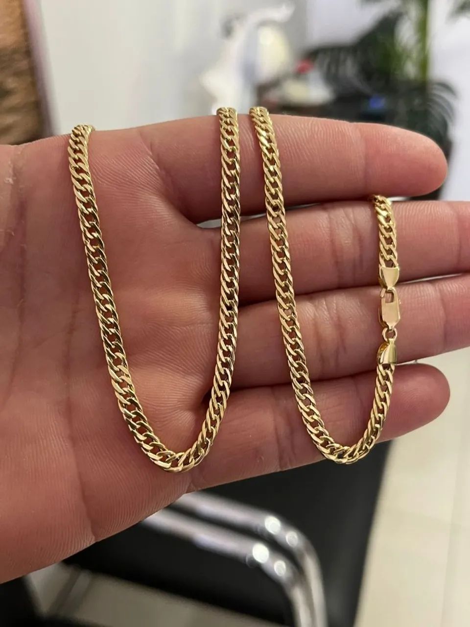 Corrente Ouro 18k 60cm 