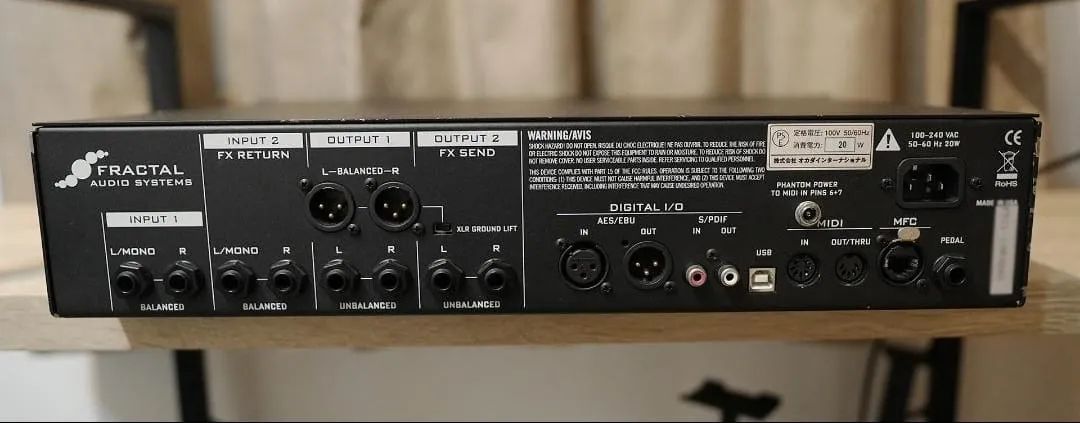 Processador Fractal Audio Axe FX 2 Mark II - Equipamentos e