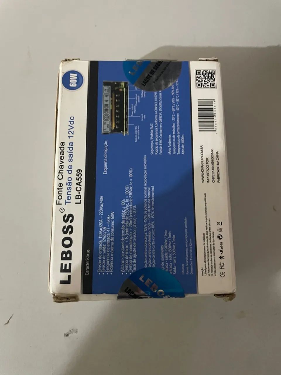 Fonte Chaveada 12Vdc 5A 60W para sistema de câmeras  - Foto 4