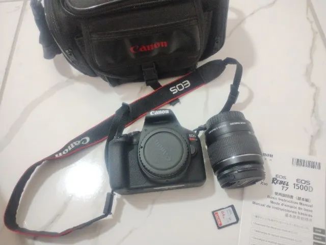 Câmera Canon Rebel T7 nova - Foto 3