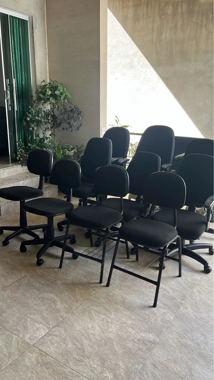 Cadeiras de escritório com Garantia de 3 meses 