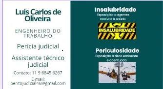 Perito judicial trabalhista - Luís Carlos de Oliveira