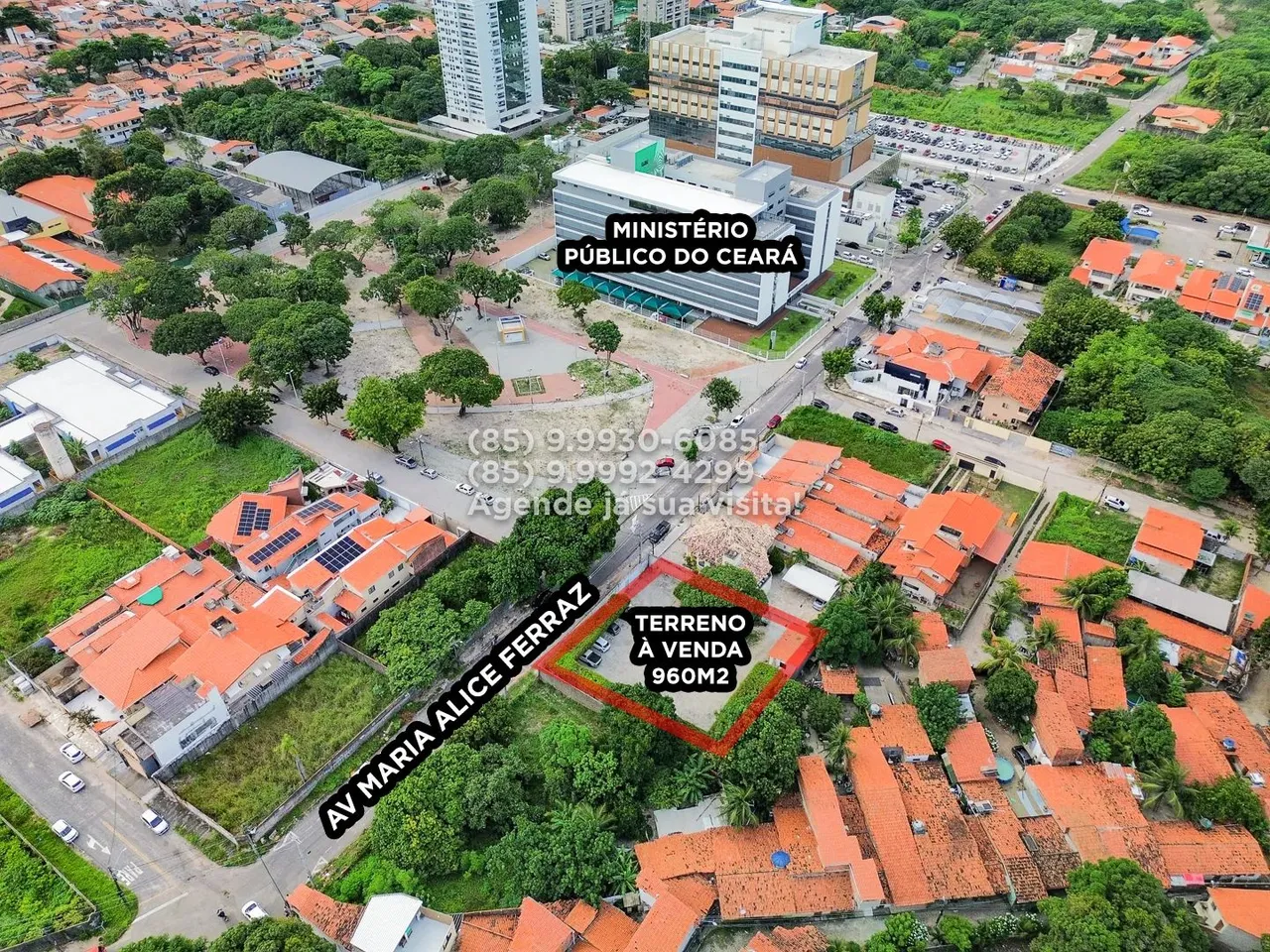 Imóvel para venda possui 960 metros quadrados em Engenheiro Luciano Cavalcante - Fortaleza