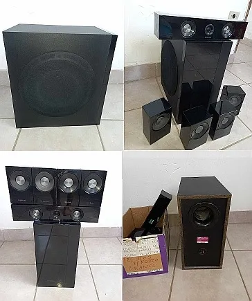 KIT Caixas Samsung 5.1 Pra Home Theater