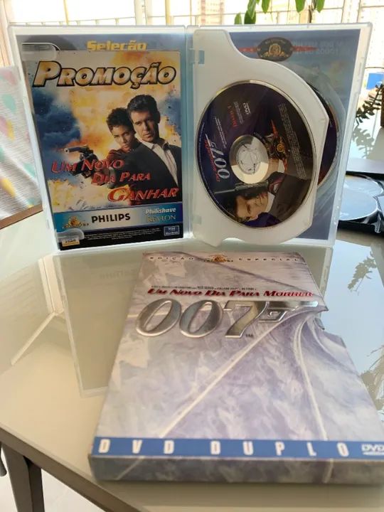 DVDs filmes 007 Um novo dia para morrer (DVD duplo) Uma noite no Museu 1 e 2 (DV - Foto 4