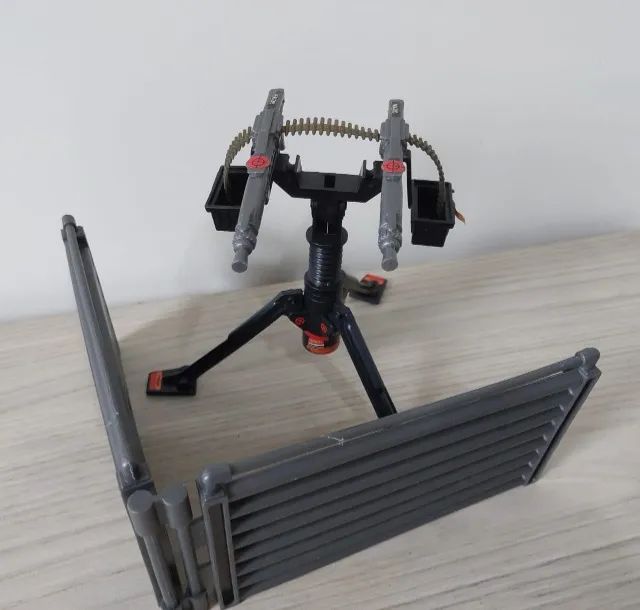 Rambo Glasslite Metralhadora Twin Mounted Gun Completa (Usado) - Foto 5