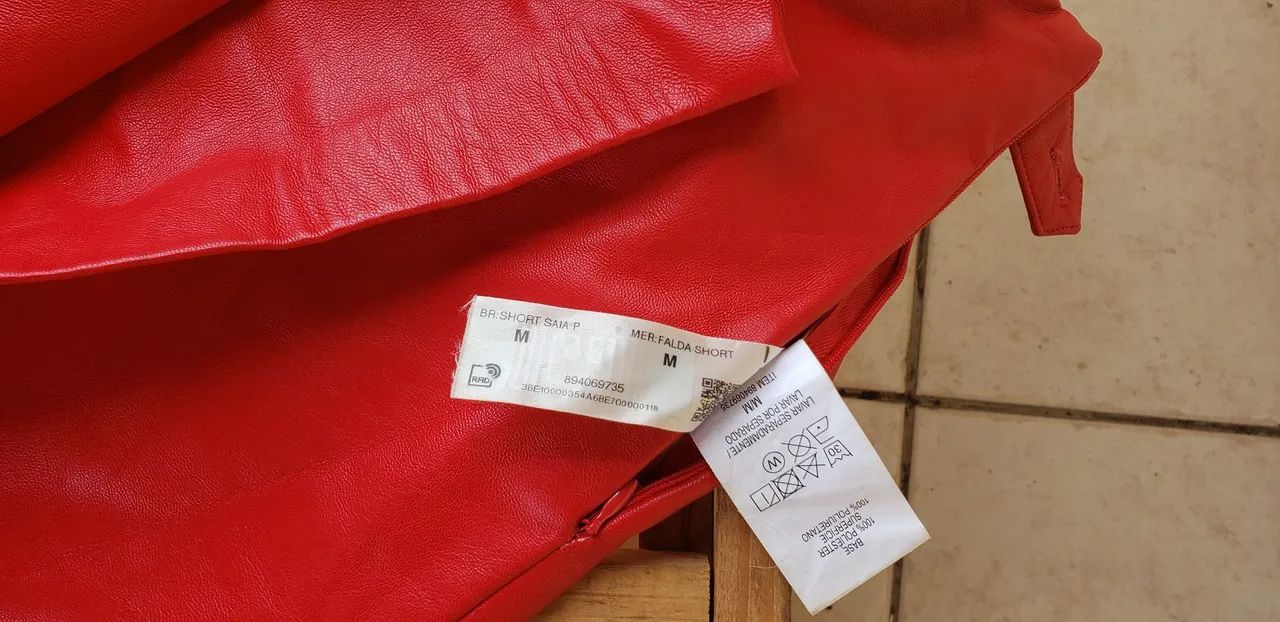 SHORT VERMELHO TAMANHO M - Foto 5