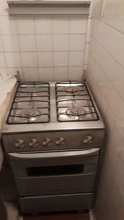 Fogão antigo funcionando